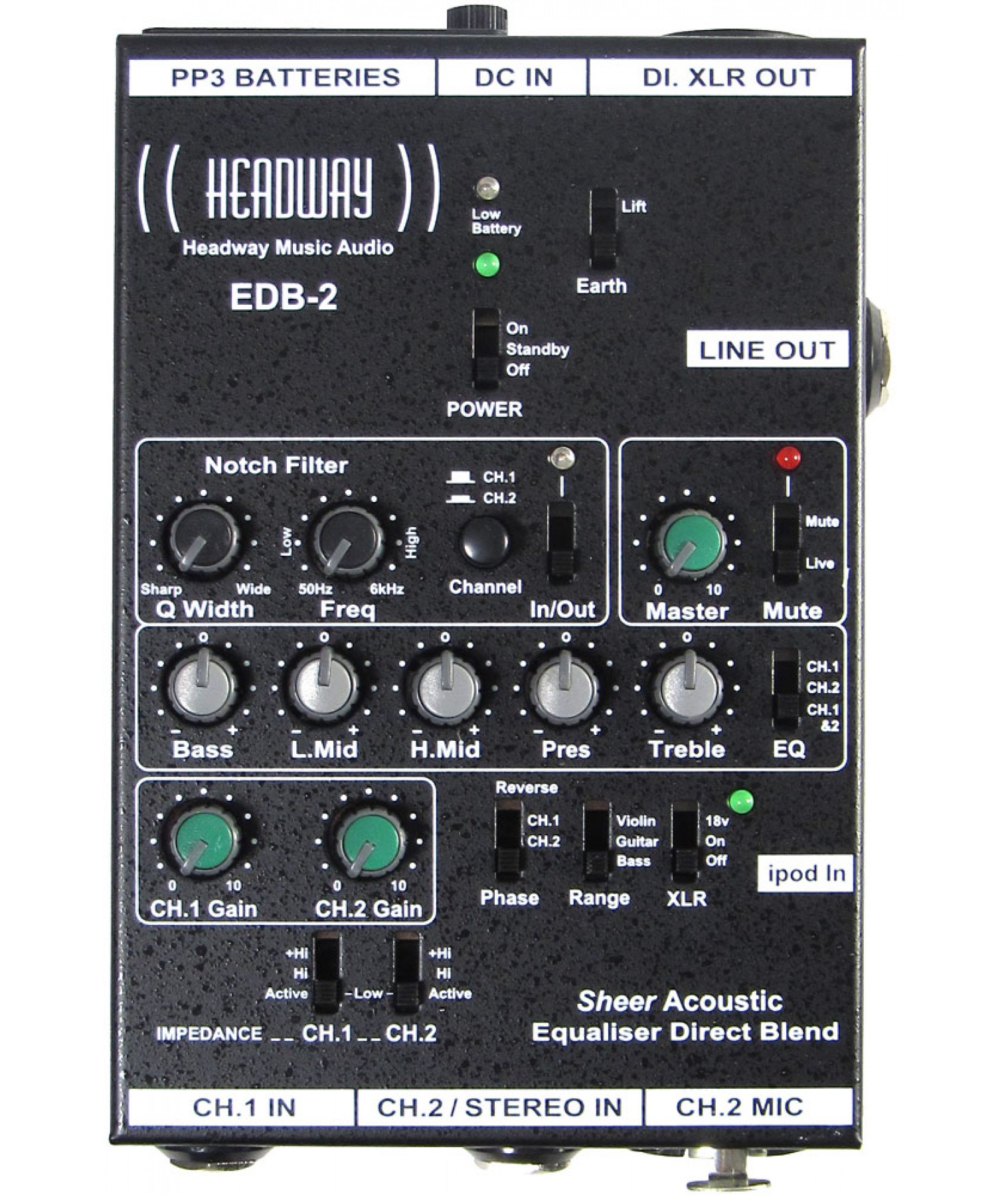 Headway Acoustic Twin Preamp EDB2